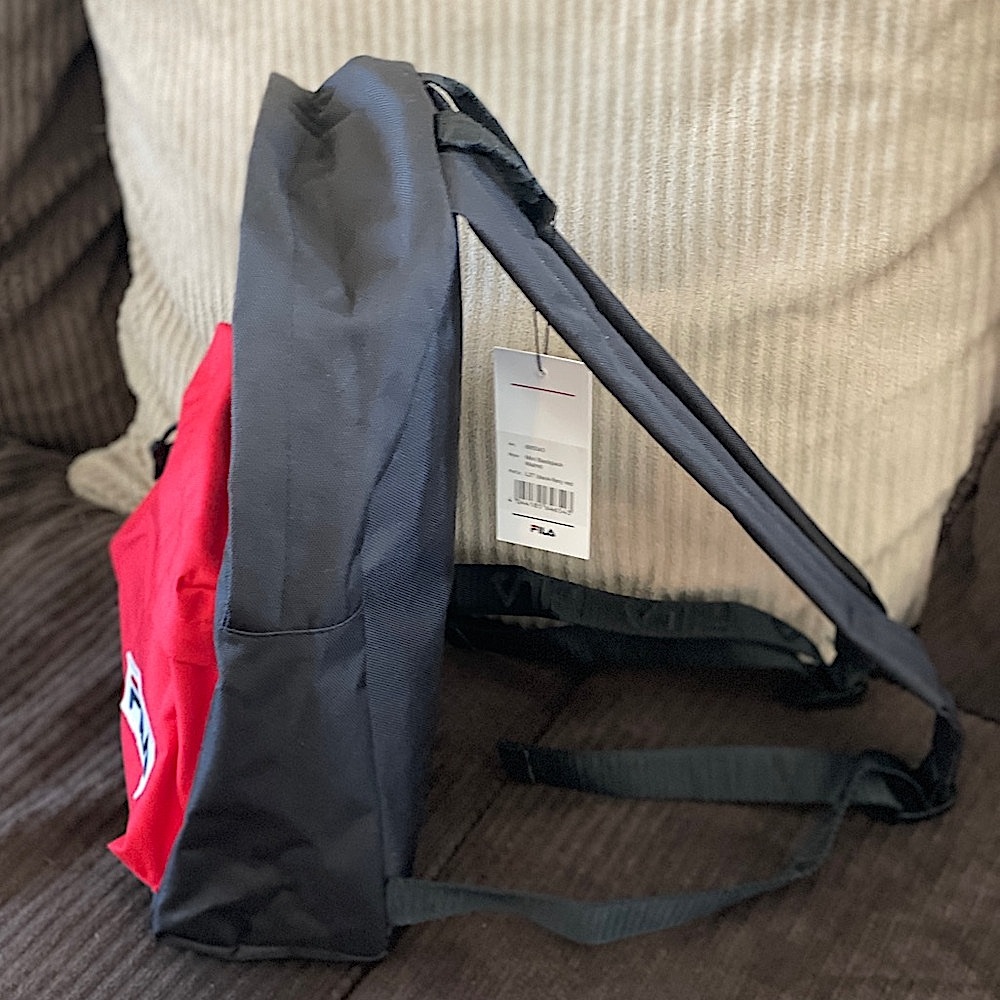 Mini Backpack — FILA, Black and Red - Picture 3 of 12